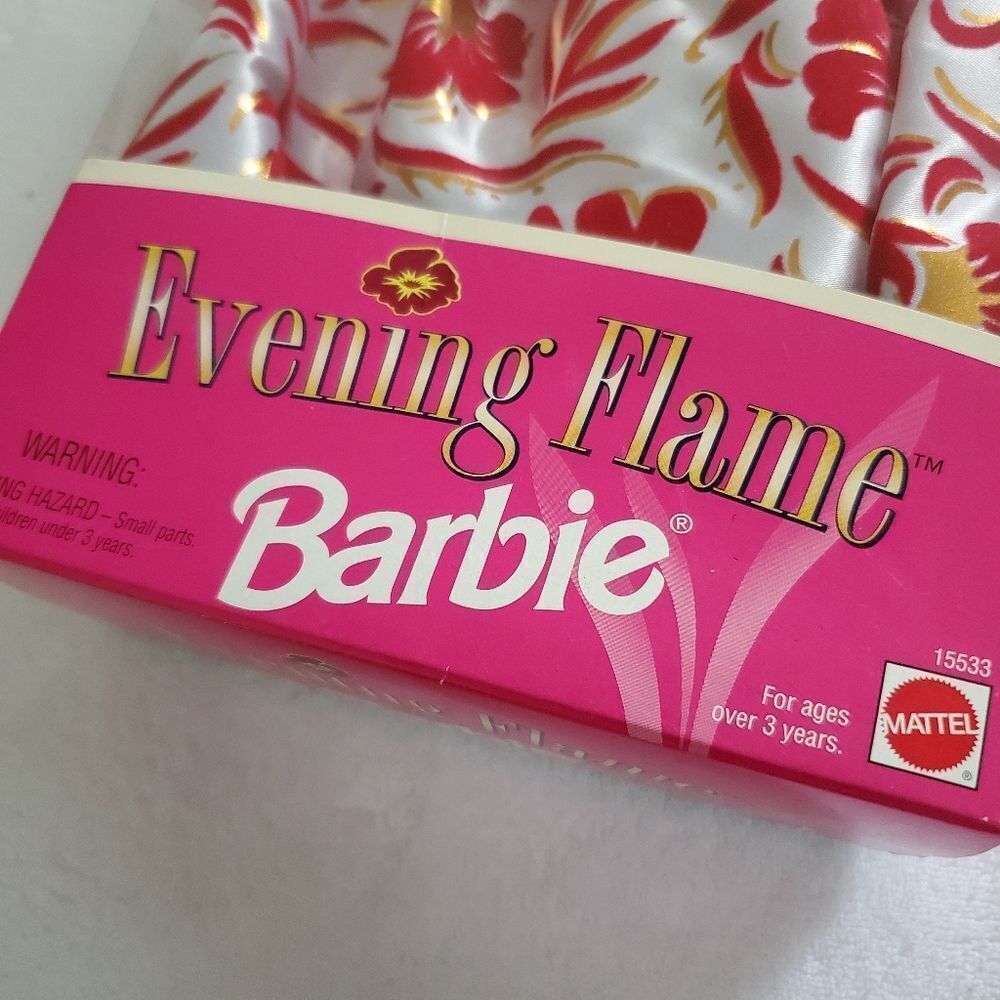 Vintage 1995 Special Edition Evening Flame Barbie New in Box - Picture 3 of 6